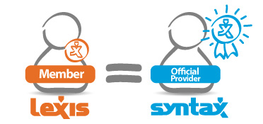 Become an official SYNTAX provider through LEXIS